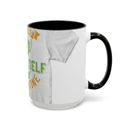 back off i'm on self quarantine — Accent Mug 11/15oz
