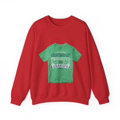 Great dads get promoted to grandpa-02 — Unisex Heavy Blend Crewneck (G18000)