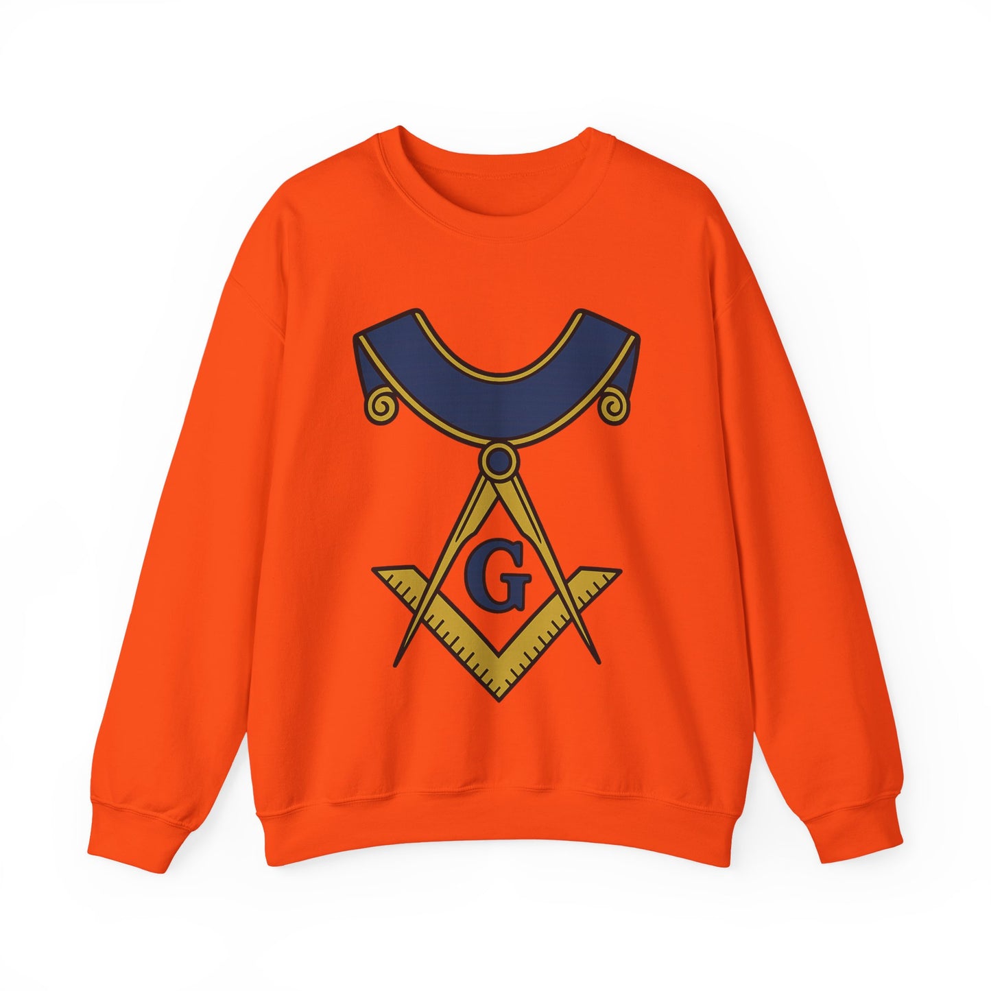 square and compass — Unisex Heavy Blend Crewneck (G18000)