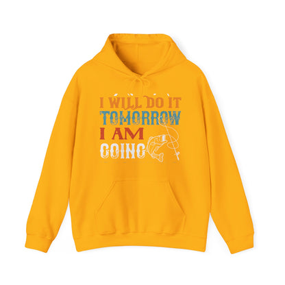 I WILL DO IT TOMORROW-01 — Unisex Heavy Blend Hoodie (G18500)