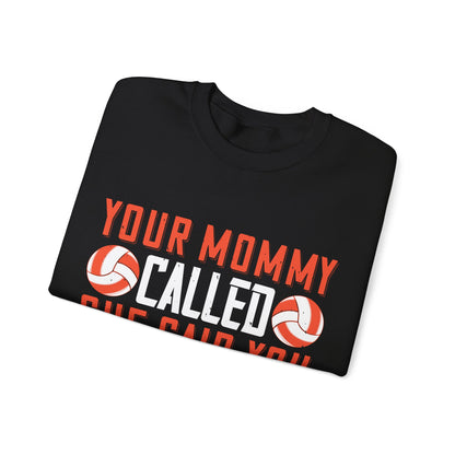 Your mommy called. She said you left your game at home-01 — Unisex Heavy Blend Crewneck (G18000)