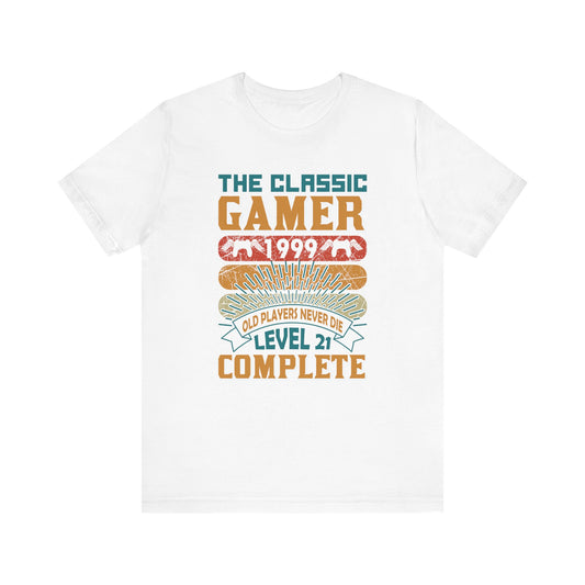 The Classic Gamer 1999 T-shirt, Gaming Tshirt, Gameboy Shirt, Unisex Shirt, Crewneck Shirt, Short Sleeve Tee, Gift for Him, Gift for Her