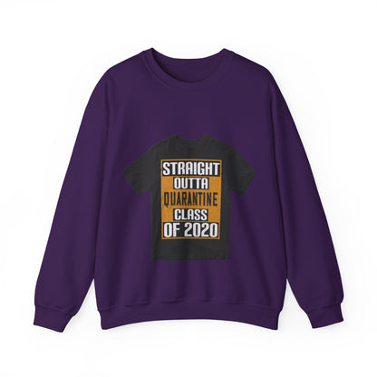 straight outta quarantine class of 2020 — Unisex Heavy Blend Crewneck (G18000)