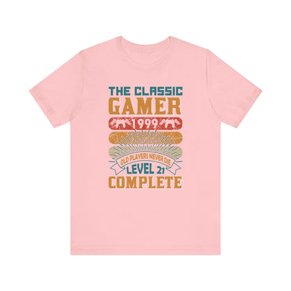 The Classic Gamer 1999 T-shirt, Gaming Tshirt, Gameboy Shirt, Unisex Shirt, Crewneck Shirt, Short Sleeve Tee, Gift for Him, Gift for Her