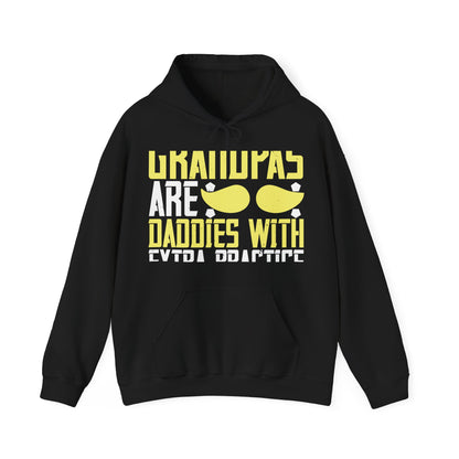 Grandpas are daddies with extra practice-02 — Unisex Heavy Blend Hoodie (G18500)