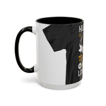 Music was invented to confirm human loneliness — Accent Mug 11/15oz