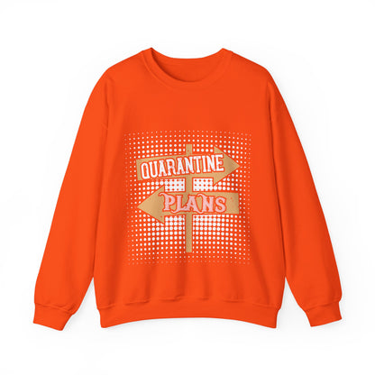 quarantine plans-01 — Unisex Heavy Blend Crewneck (G18000)