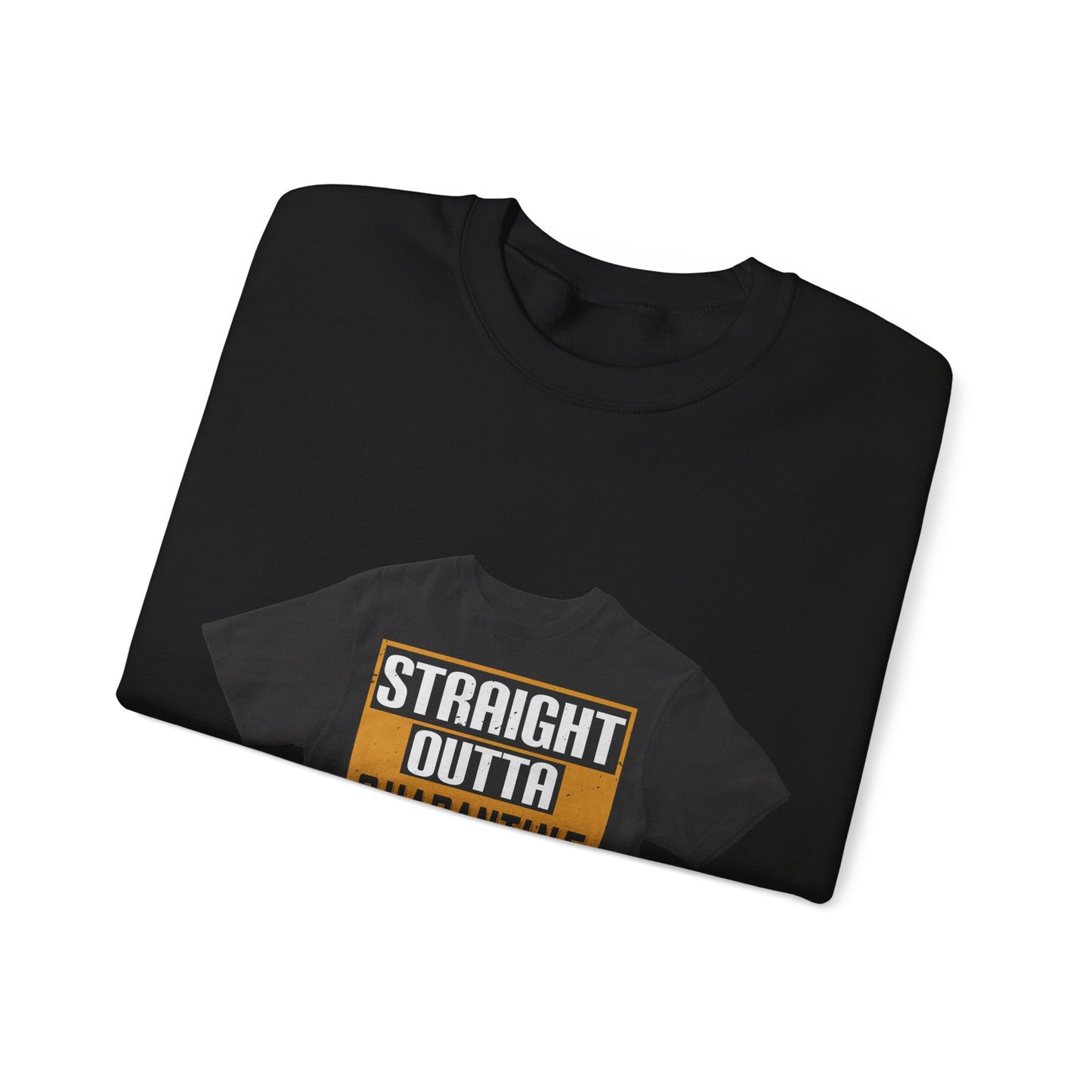 straight outta quarantine class of 2020 — Unisex Heavy Blend Crewneck (G18000)