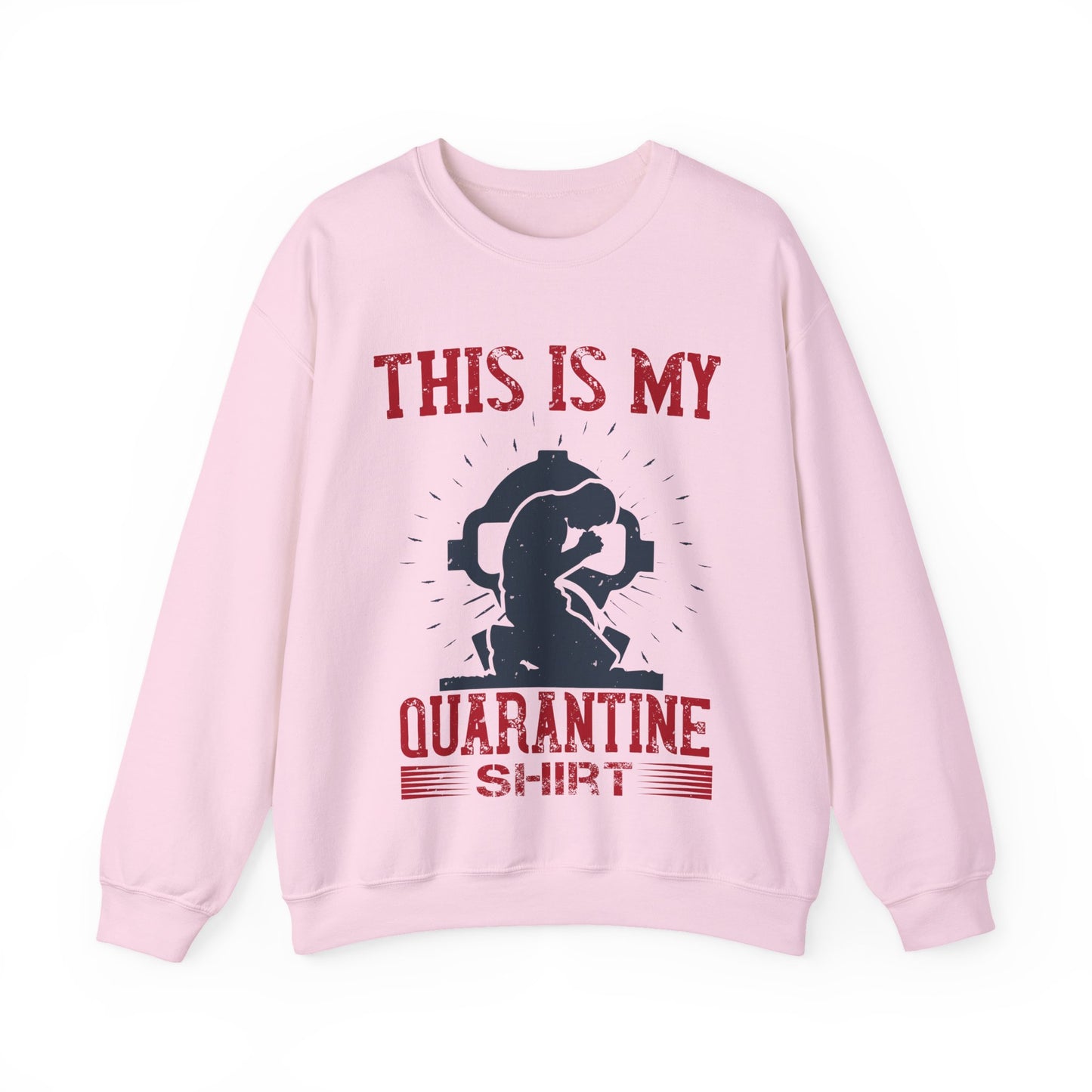 this is my quarantine-01 — Unisex Heavy Blend Crewneck (G18000)