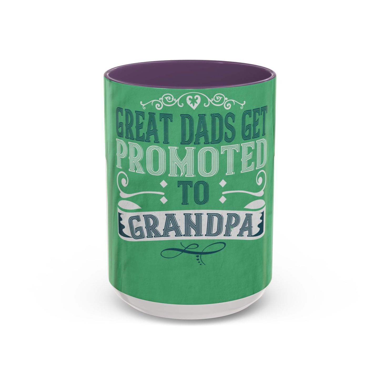 Great dads get promoted to grandpa-02 — Accent Mug 11/15oz