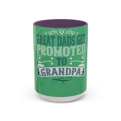 Great dads get promoted to grandpa-02 — Accent Mug 11/15oz