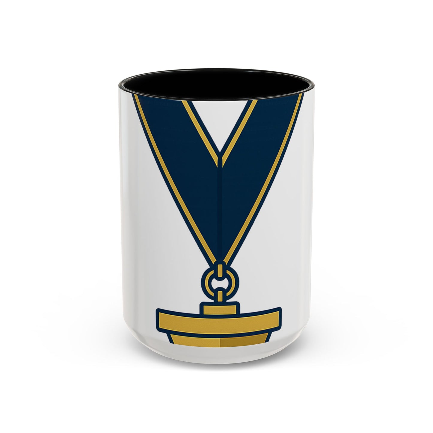 Junior Warden JW-- the plumb — Accent Mug 11/15oz