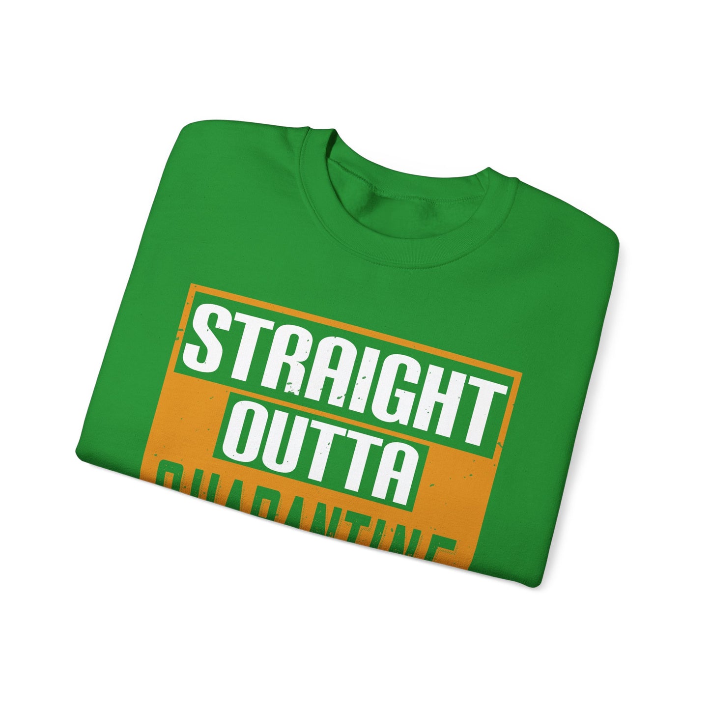 straight outta quarantine class of 2020-01 — Unisex Heavy Blend Crewneck (G18000)