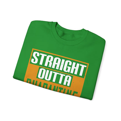 straight outta quarantine class of 2020-01 — Unisex Heavy Blend Crewneck (G18000)