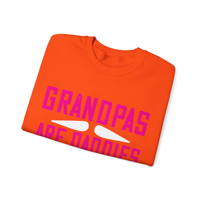 Grandpas are daddies with extra practice-01 — Unisex Heavy Blend Crewneck (G18000)