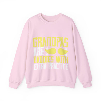Grandpas are daddies with extra practice-02 — Unisex Heavy Blend Crewneck (G18000)