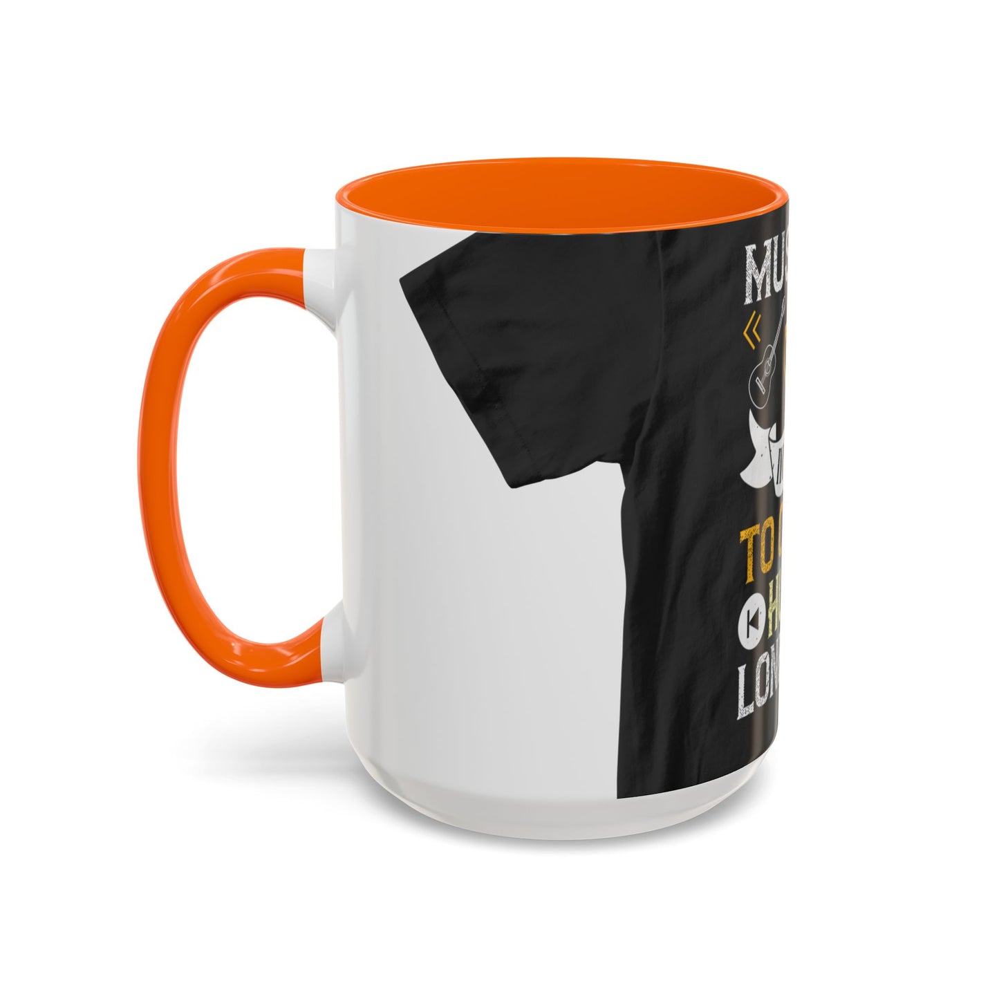 Music was invented to confirm human loneliness — Accent Mug 11/15oz