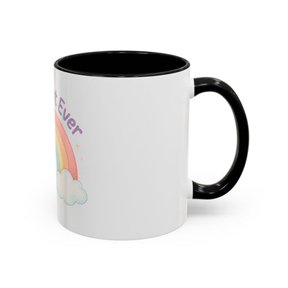 Best Aunt Ever Rainbow Coffee Mug, Gift for Aunts, 11oz, 15oz, Cute Mug, Birthday Gift, Unique Coffee Cup