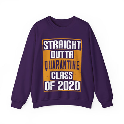 straight outta quarantine class of 2020-01 — Unisex Heavy Blend Crewneck (G18000)