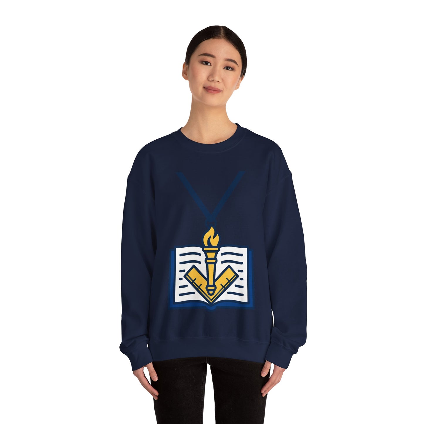 Education Officer - Lecturer - Instructor — Unisex Heavy Blend Crewneck (G18000)