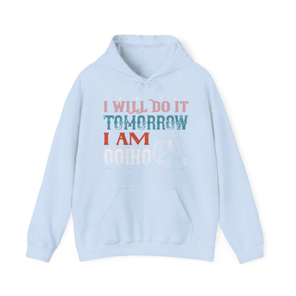 I WILL DO IT TOMORROW-01 — Unisex Heavy Blend Hoodie (G18500)