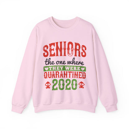 seniors the one where they were quarantined 2020-01 — Unisex Heavy Blend Crewneck (G18000)