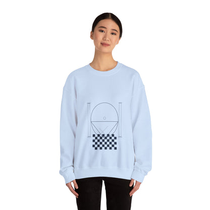 Masonic_Pillars_Crest_5400 — Unisex Heavy Blend Crewneck (G18000)