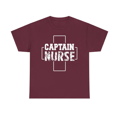 Captain Nurse T-shirt | Heroic Healthcare Professional Tee | Gift for nurse