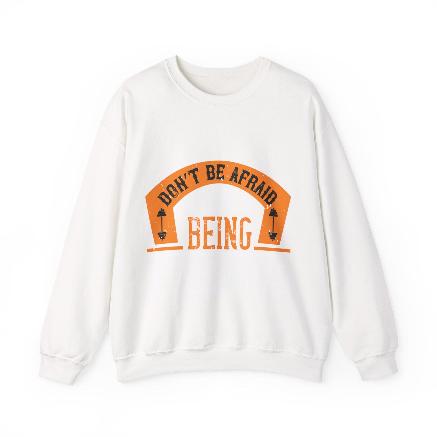 DonΓÇÖt be afraid of being a beginner-01 — Unisex Heavy Blend Crewneck (G18000)