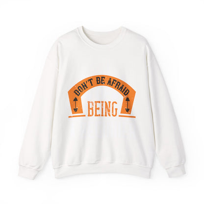 DonΓÇÖt be afraid of being a beginner-01 — Unisex Heavy Blend Crewneck (G18000)
