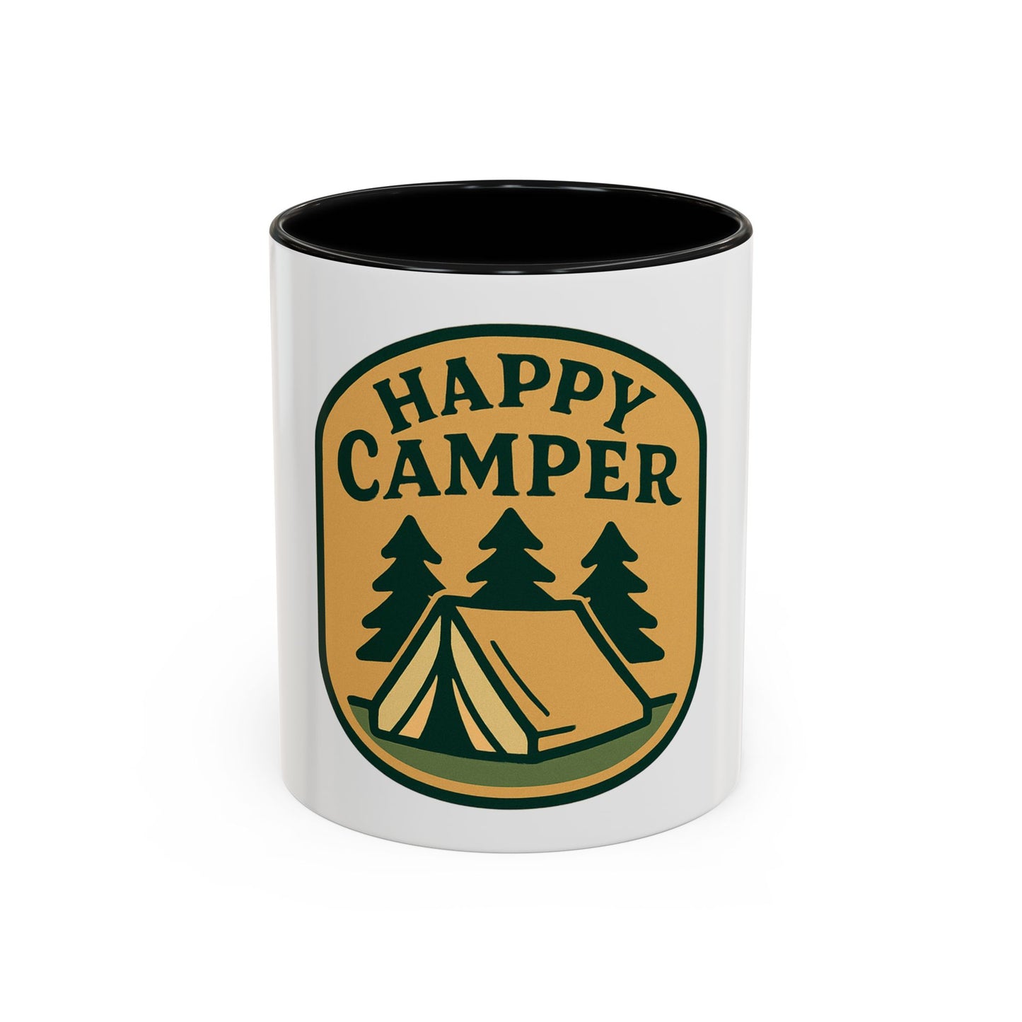 Happy Camper Coffee Mug - Fun Camping Gift, Outdoor Lover's Mug, Adventure Coffee Cup, Holiday Gift, Camping Decor