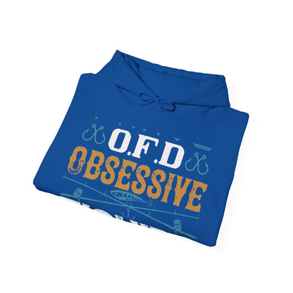 I HAVE O.F.D OBSESSIVE FISHING DISORDER-01 — Unisex Heavy Blend Hoodie (G18500)