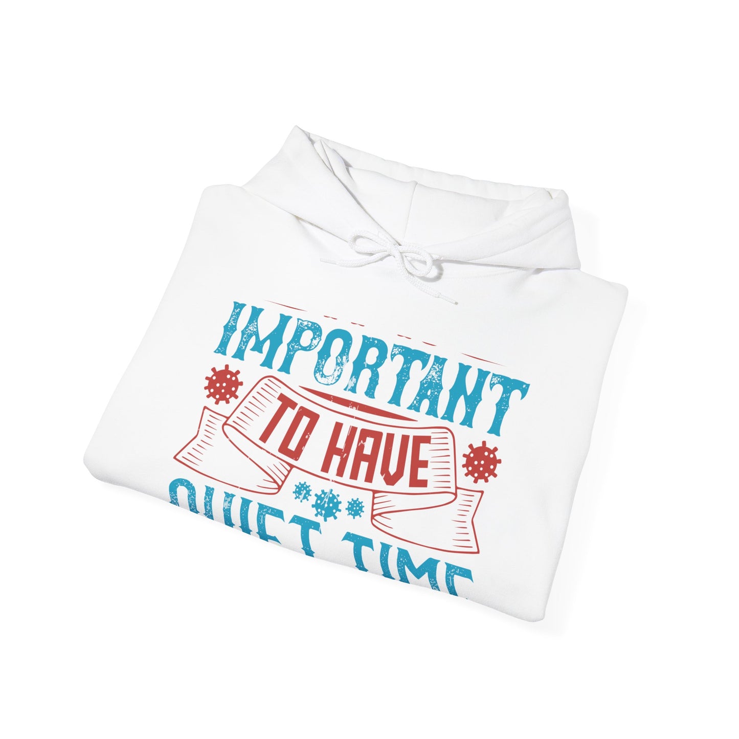 It's important to have quiet time and isolation-01 — Unisex Heavy Blend Hoodie (G18500)