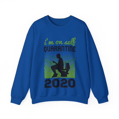 i'm on self quarantine 2020-01 — Unisex Heavy Blend Crewneck (G18000)