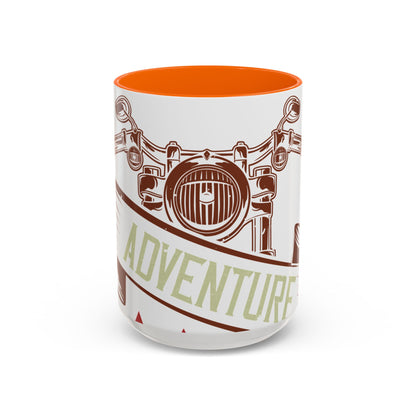 life is either a daring adventure or nothing-01 — Accent Mug 11/15oz