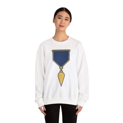 Junior Warden -JW - white bg — Unisex Heavy Blend Crewneck (G18000)