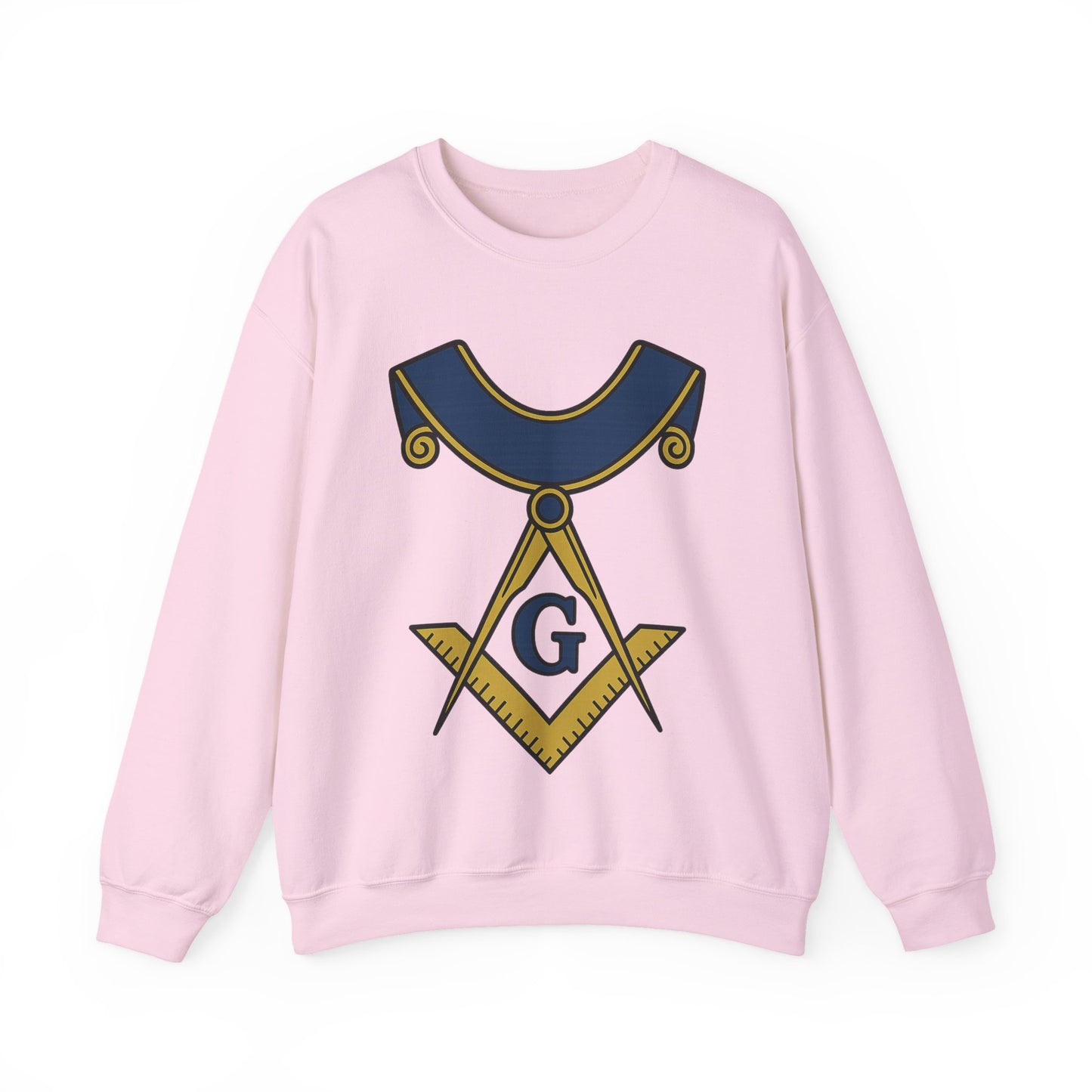 square and compass — Unisex Heavy Blend Crewneck (G18000)