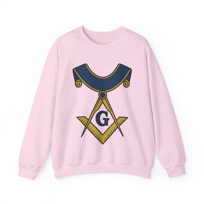 square and compass — Unisex Heavy Blend Crewneck (G18000)