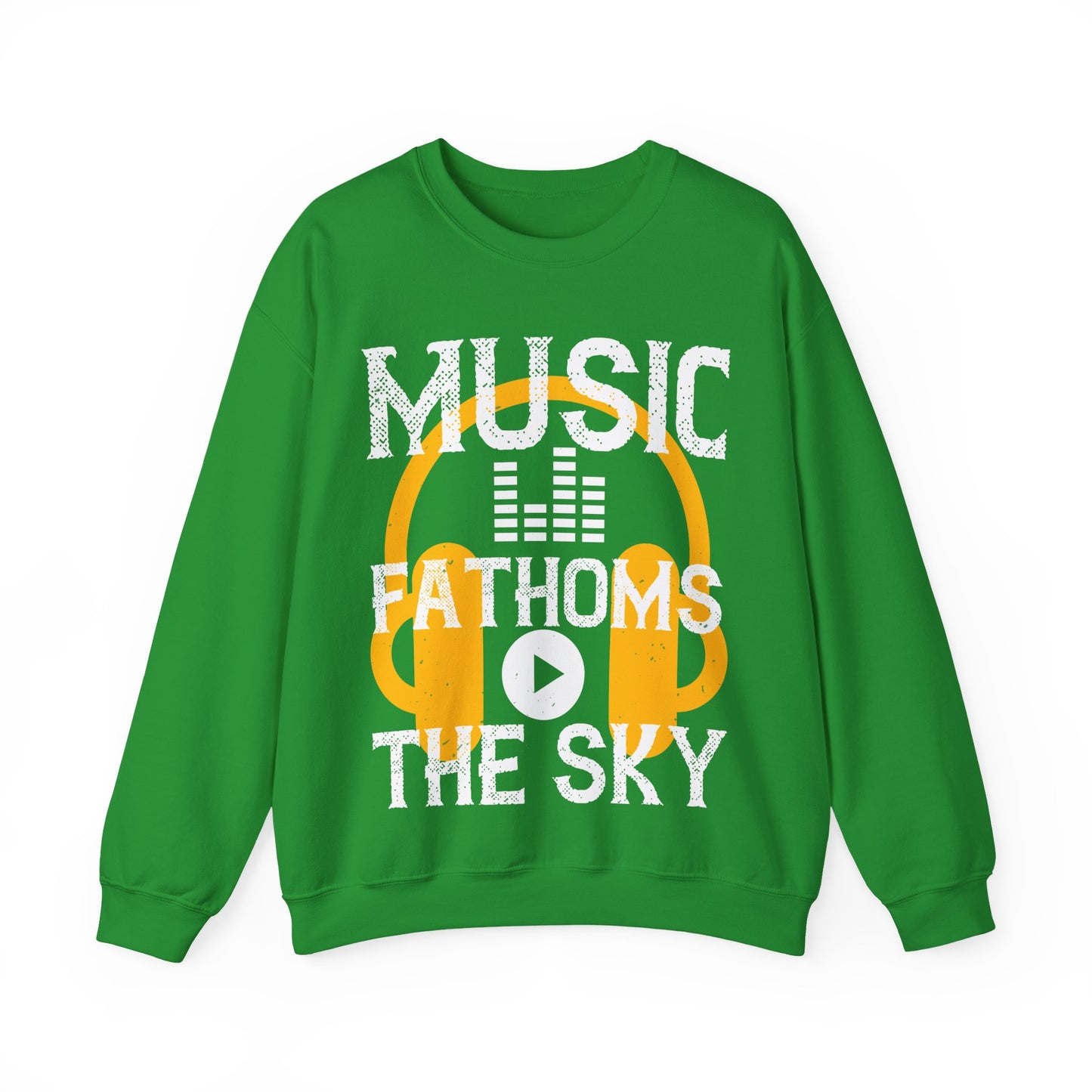 Music Fathoms The Sky-01 — Unisex Heavy Blend Crewneck (G18000)