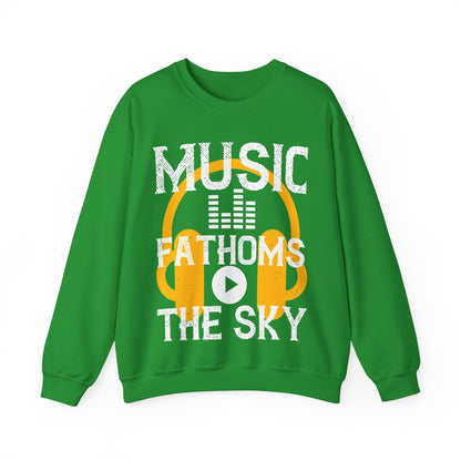 Music Fathoms The Sky-01 — Unisex Heavy Blend Crewneck (G18000)
