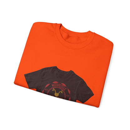 motorcycle group riding — Unisex Heavy Blend Crewneck (G18000)