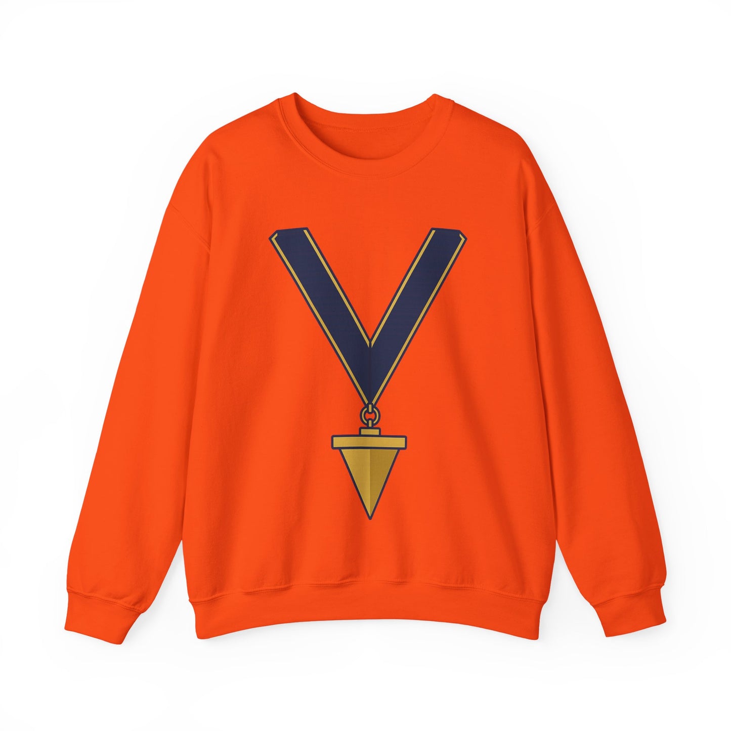 Junior Warden JW-- the plumb — Unisex Heavy Blend Crewneck (G18000)