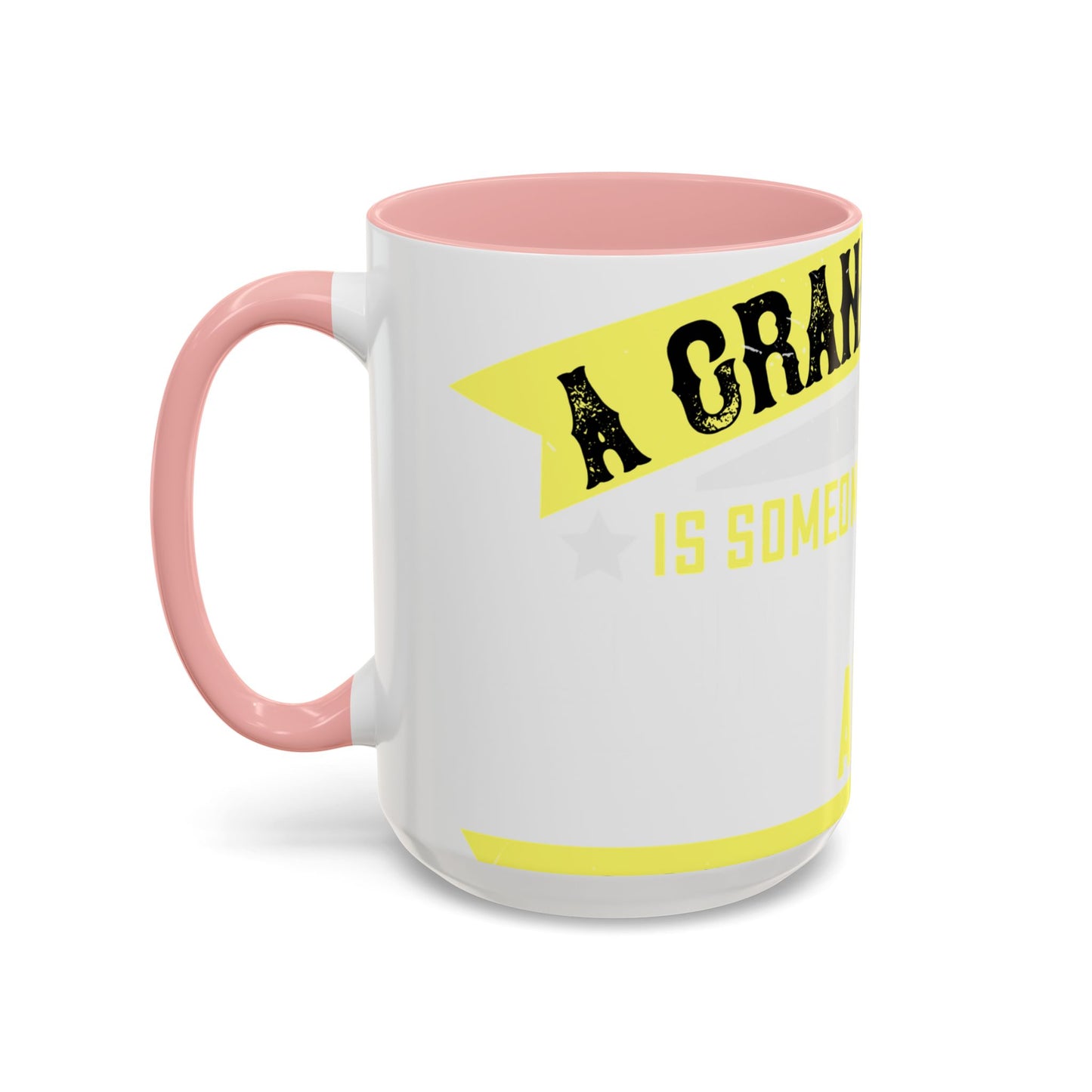 A grandfather is someone with silver-01 — Accent Mug 11/15oz