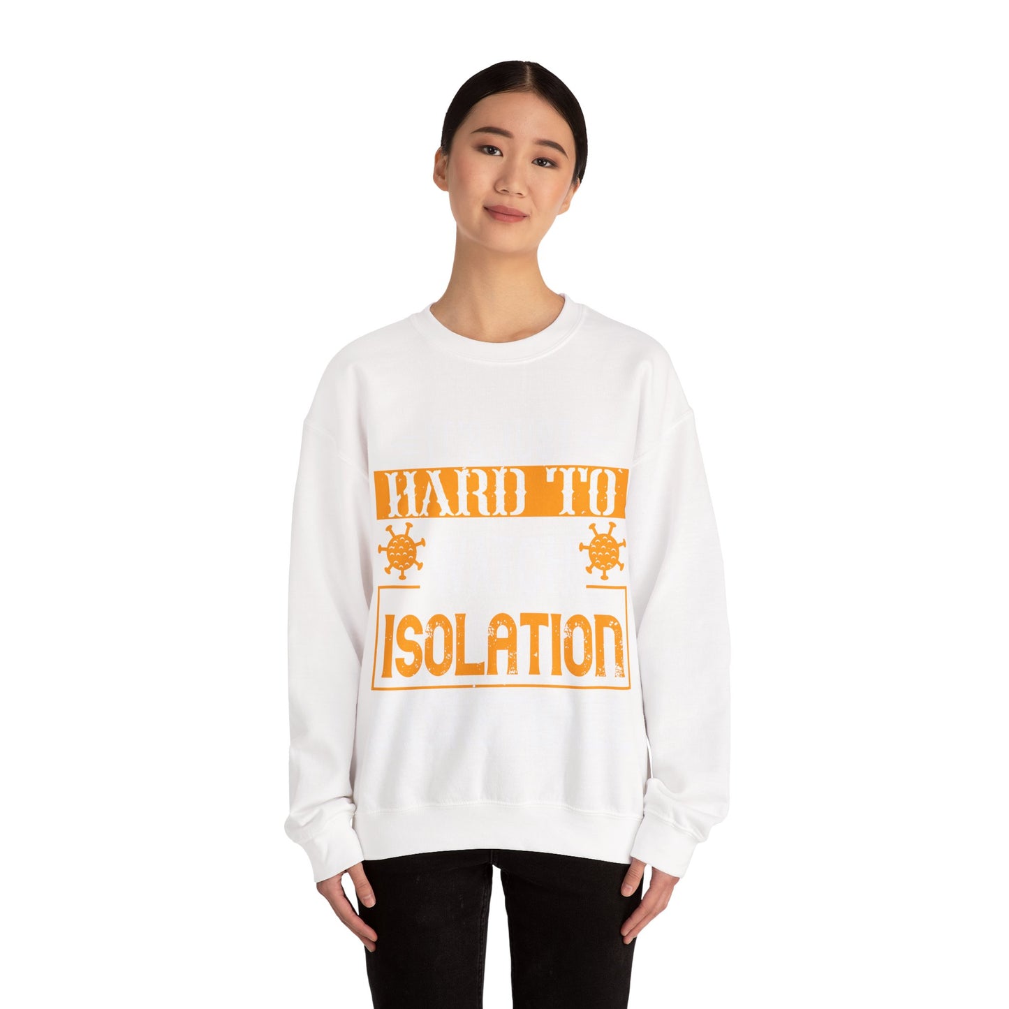 It's just hard to watch isolation basketball-01 — Unisex Heavy Blend Crewneck (G18000)