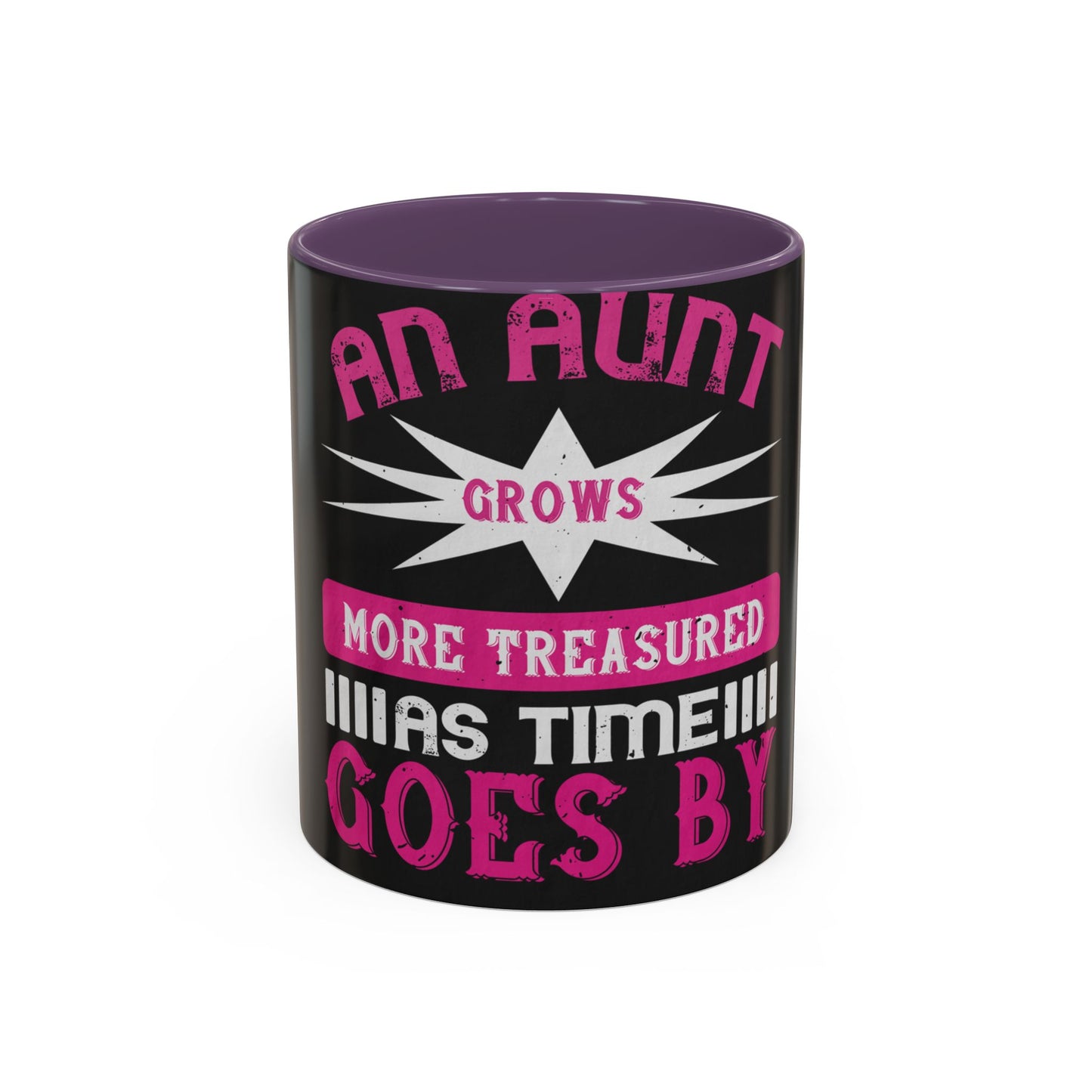 An aunt grows more treasured as time goes by — Accent Mug 11/15oz