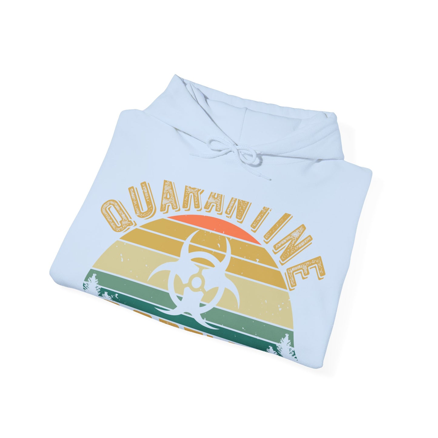 i think quarantine is spelled camping-01 — Unisex Heavy Blend Hoodie (G18500)