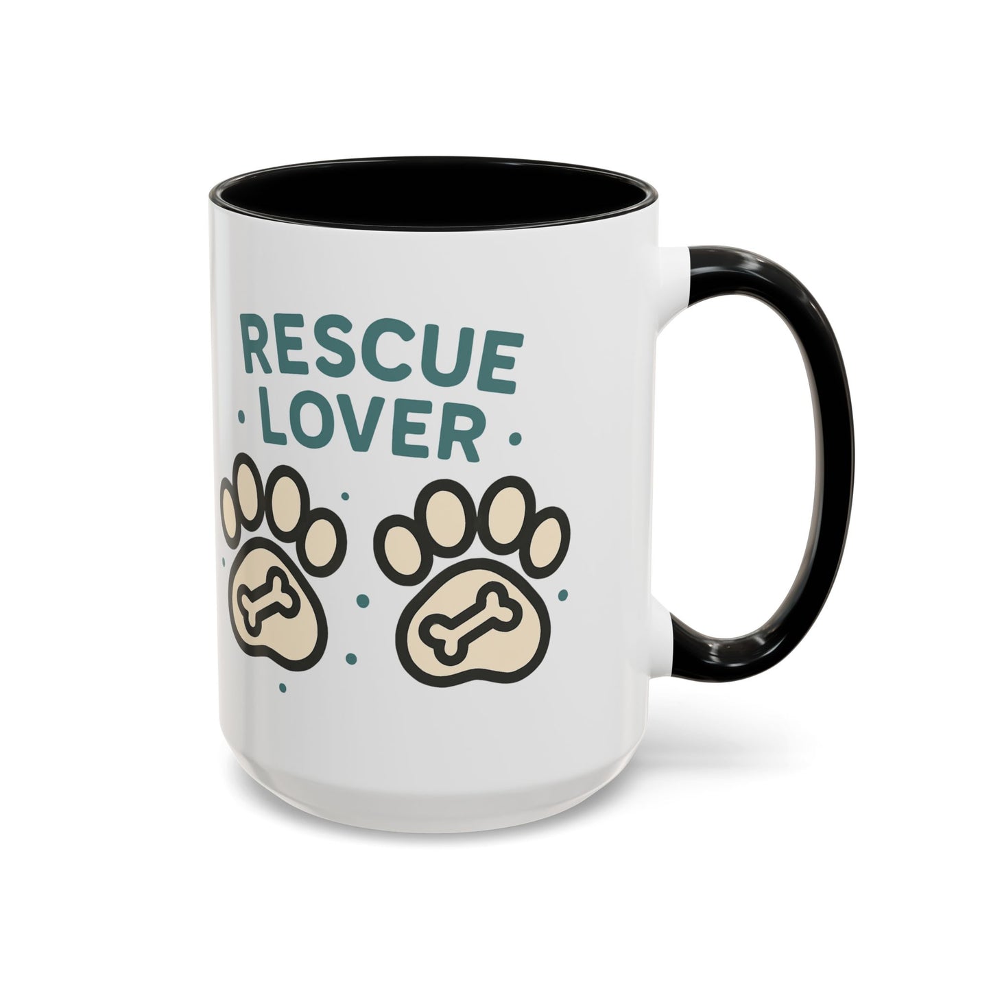 Rescue Lover Coffee Mug, Pet Owner Gift, Animal Rescue Merchandise, Dog Lover Cup, Rescue Pet Appreciation