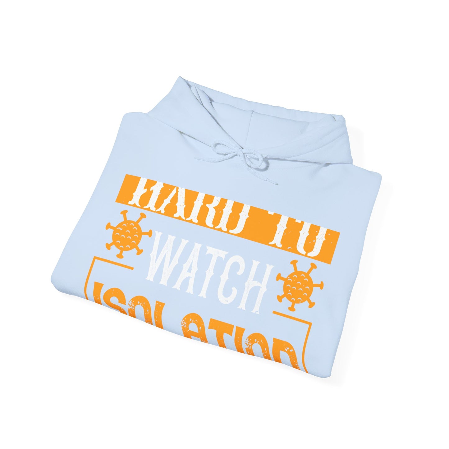 It's just hard to watch isolation basketball-01 — Unisex Heavy Blend Hoodie (G18500)