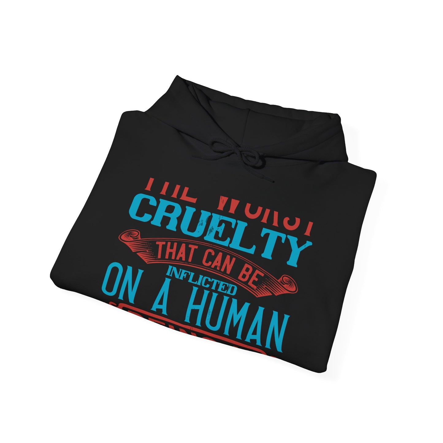 The worst cruelty that can be inflicted on a human being is isolation-01 — Unisex Heavy Blend Hoodie (G18500)