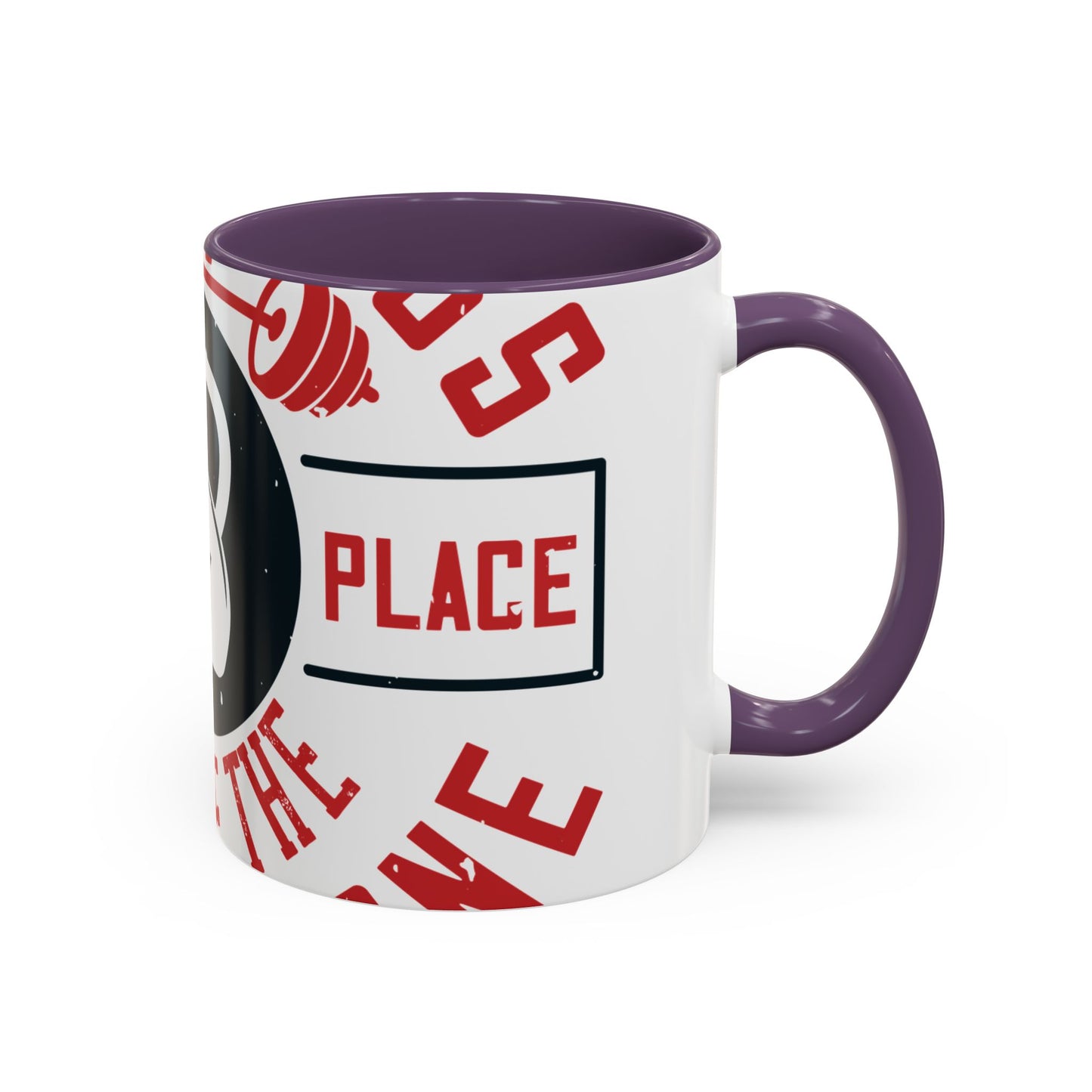 All progress takes place outside the comfort zone-01 — Accent Mug 11/15oz